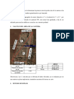 Calculo Del Área de La Cantera: Calicatas Ejecutadas