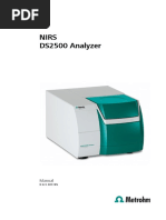 Nirs DS2500 Analyzer: Manual