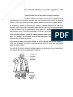 Une brève histoire des vêtements utilisés par le gaucho argentin au XIXe siècle