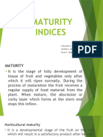 Maturity Indices