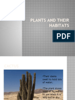 Plants and Their Habitats