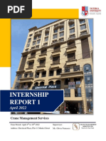 Internship Report 1: April 2022