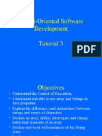 Object-Oriented Software Development - Tutorial 3