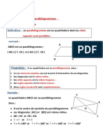 Les Parallélogrammes A-Parallélogramme: Définition