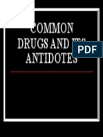 Pharmacology Common Drugs and Its Antidotes