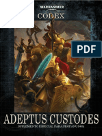 Codex Adeptus Custodes Warhammer Profanus 2020