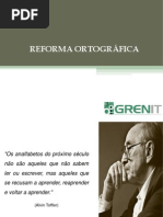REFORMA ORTOGRÁFICA