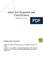 Basic Soil Properties and Classification: Martin Wijaya, S.T., PH.D