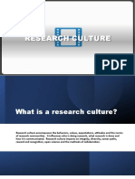 Research Culture