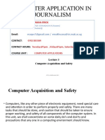 Module 3 - Computer Aquisition and Safety