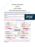 Przedmiot: Język Angielski Klasa VIII Data: 17.03.2020 Temat: Zdania Warunkowe-Ćwiczenia