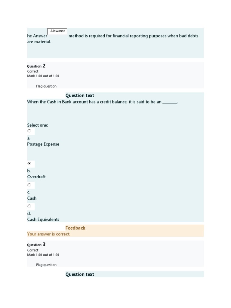 Allowance vs. Direct Write-Off Method | PDF | Debt | Cash