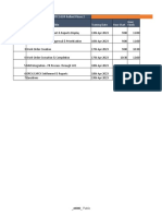 Training Schedule For OTTCO ERP Rollout Phase 2 Session 1 Business Process/ Test Title Training Date Hour Start Hour Finish