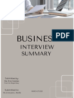Business: Interview