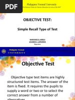 Types Paper Pencil Test | PDF | Multiple Choice | Cognitive Science