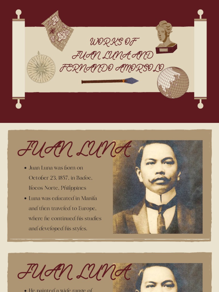 Works of Juan Luna and Fernando Amorsolo (Group 4) | PDF | Paintings