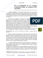 Daleo, G. (2009) La Lucha Contra La Impunidad de Los Crímenes Cometidos Por La Dictadura Militar en Argentina