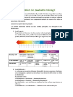 Utilisation de Produits Ménagé