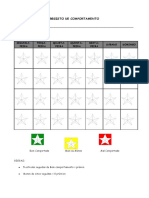 REGISTO DE COMPORTAMENTO - Estrelas