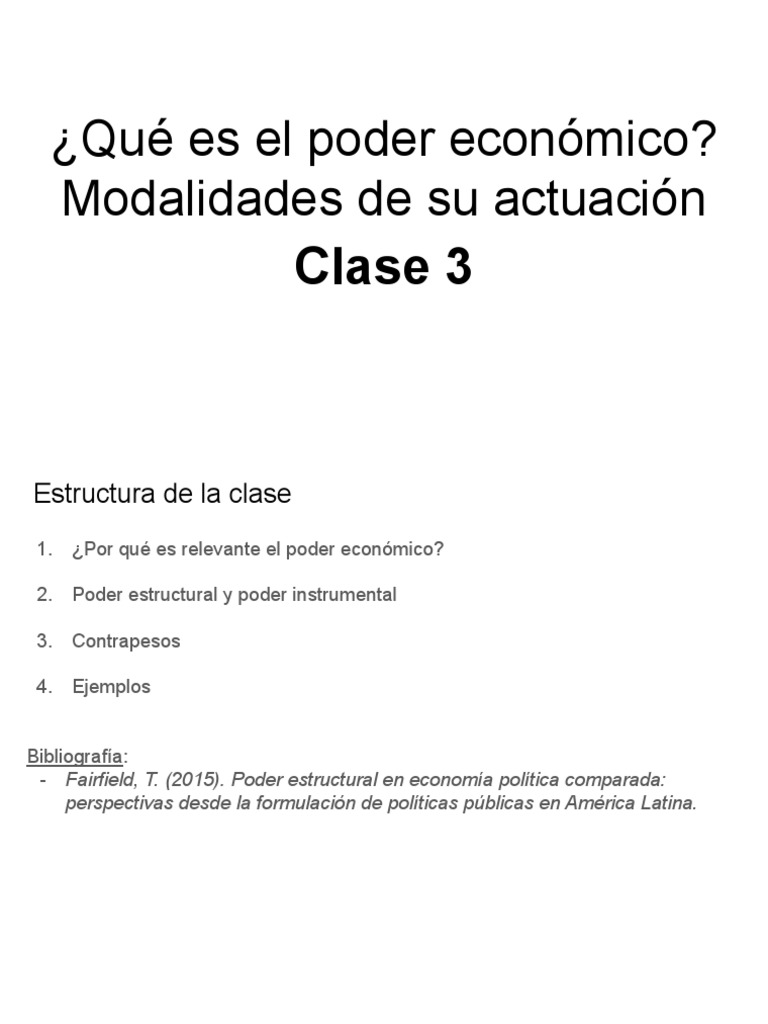 Definición y Ejemplos de Poder Económico | PDF | Capital (economía ...