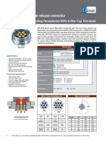 Mousebud The Snap-Lock, Trigger-Release Connector: 860-005R Panel Mounting Receptacles With Solder Cup Terminals