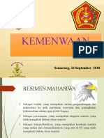 Kemenwaan: Semarang, 23 September 2018