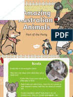 Amazing Australian Animals Powerpoint English - Ver - 1