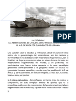 Alerta Roja.LAS REPERCUSIONES DE LA NUEVA GEOSTRATEGIA IMPERIALISTA EN EL N.O. DE ÁFICA POR EL CONFLICTO DE UCRANIA 