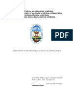 Documento Definitivo de Doctrina Monroe VS Bolivarina
