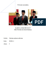 Karya Jokowi di 37 Provinsi