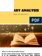 Literary Analysis: How To Write It?