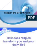 Religion and Belief Systems