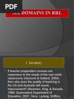 Six Domains in RRL