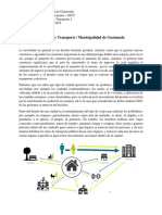 Movilidad y Transporte - Municipalidad de Guatemala