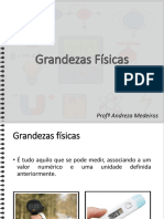 Grandezas físicas e conversões de unidades