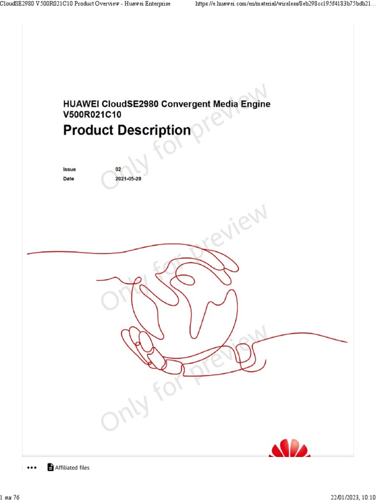 CloudSE2980 V500R021C10 Product Overview - Huawei Enterprise | PDF ...