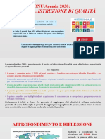 ONU Agenda 2030: Obiettivo N°4:: Istruzione Di Qualità