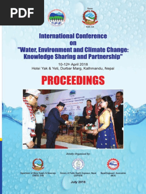 Conference Proceeding 2018 PDF | PDF | Wash | Sanitation