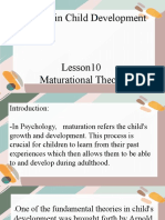 Theories in Child Development
