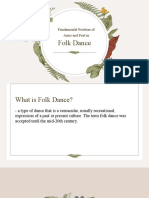 Folk Dance: Fundamental Position of Arms and Feet in