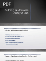 Building A Malware Analysis Lab