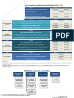 Calendário Acadêmico Da Pós-Graduação Digital 2023.1 EAD