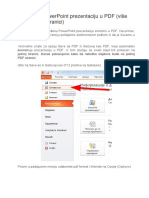 Pretvorite PowerPoint Prezentaciju U PDF