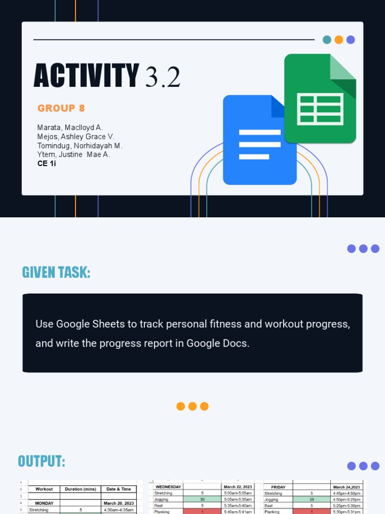 Track Fitness Progress with Google Sheets | PDF
