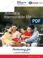 E-Brochure For Kotak Guaranteed Savings Plan - Kotak Life