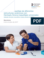 Curso de Maquillaje de Diferentes Estructuras Cerámicas Con Dentsply Sirona Maquillajes Universales