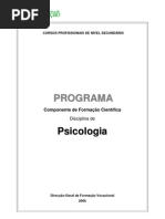 Programa de Psicologia