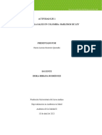 Actividad Eje 1 La Transición de La Salud en Colombia: Hablemos de Ley