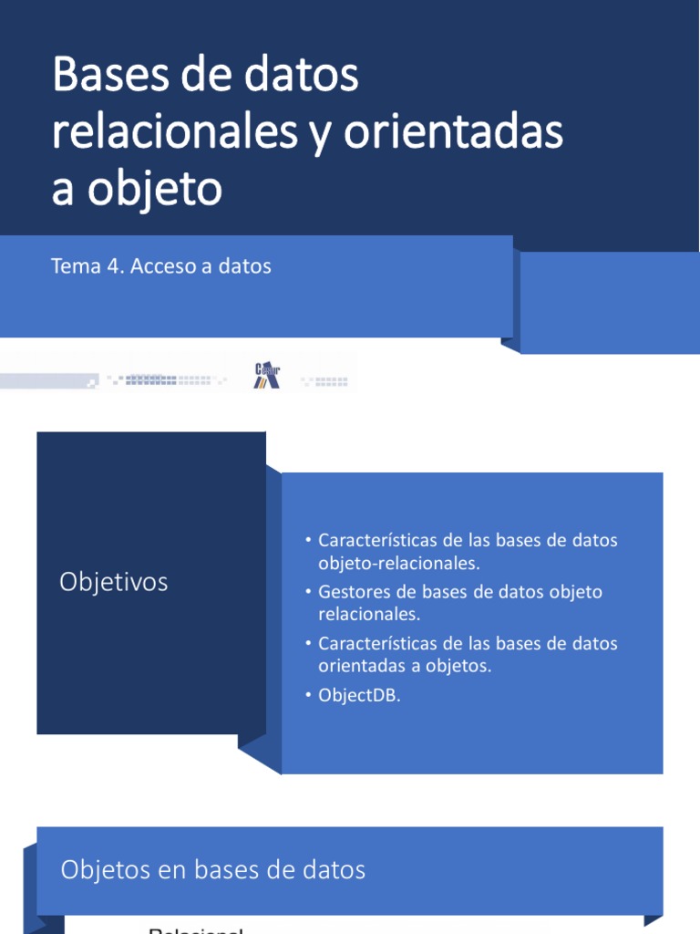 Acceso a datos en ObjectDB | PDF | Bases de datos | SQL