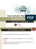 Transport Processes: Extended Surface